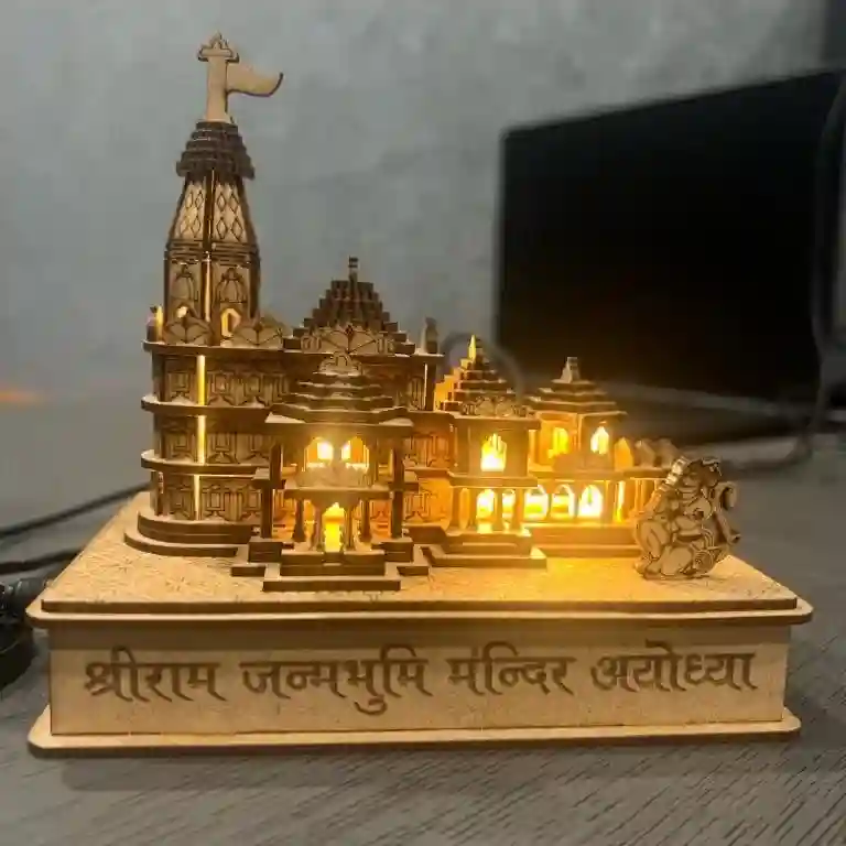 Light Ram Mandir Ayodhya Model