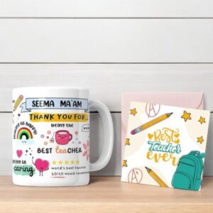 Personalised Thank you Teacher Mug