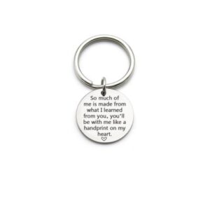 Personalized Teacher Keychain Gift