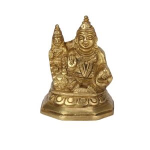 Brass Lord Kuber Laxmi Murti (2.5 Inch)