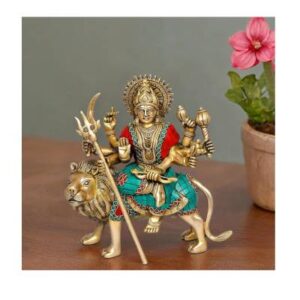 Brass Maa Durga Idol