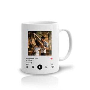 Customised Printed Ceramic Coffee Mug - 330ml