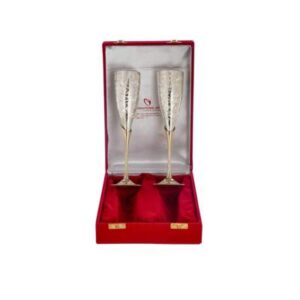 German Silver Wine Glass Set