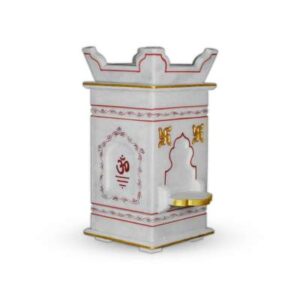 Tulsi Home Mandir White Marble