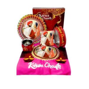 Handicrafts Personalized Karva Chauth Pooja Thali Set