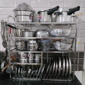 DEMIQON Stainless Steel 5-Shelf Dish Drying Rack