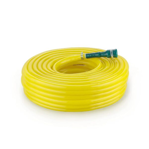 Garbnoire 10 Meter PVC Yellow Water Pipe - Durable and Flexible for Outdoor Use
