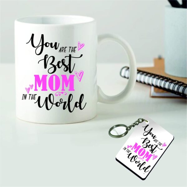 "Best Mom? Mug and Keyring for a Perfect Mother?s Day Gift
