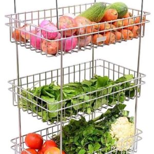 Privesh Stainless Steel Kitchen Trolley Rack