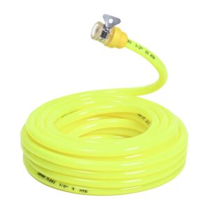 UGAOO 15 Meter Flexi PVC Water Hose [Leak-Proof with Tap Adaptor]
