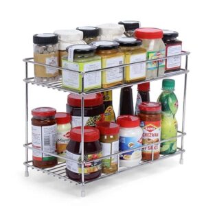 Cri8Hub Stainless Steel 2-Tier Kitchen Rack
