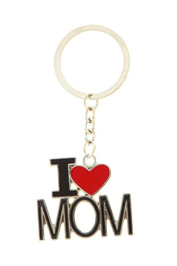 I Love MOM Heart Keychain as a Unique Mother's Day Gift