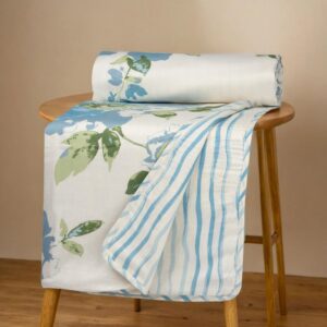 Floral Fusion Cotton Dohar Single Bed