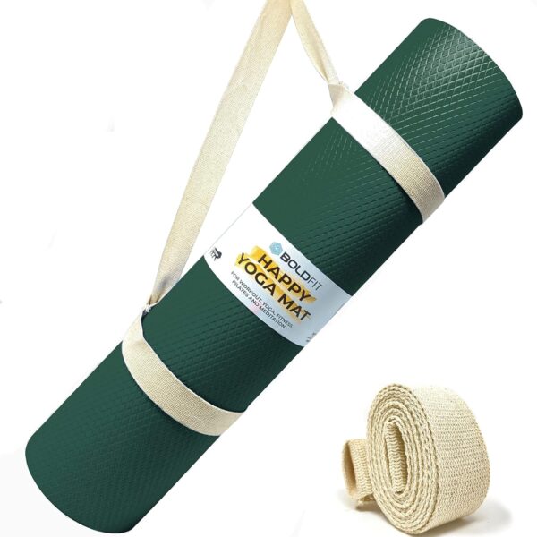 Boldfit 4mm Yoga Mat - EVA Anti-Slip Exercise Mat for Home Workout