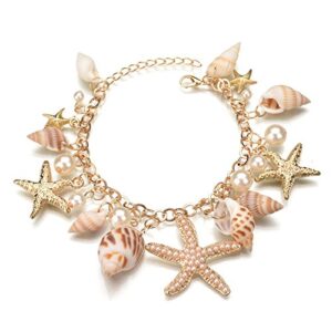 Exotic Boho Style Seashell Bracelet for Girls and Women