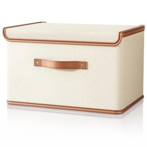Washable Wardrobe Storage Box with Metal Frame - Oxford Fabric