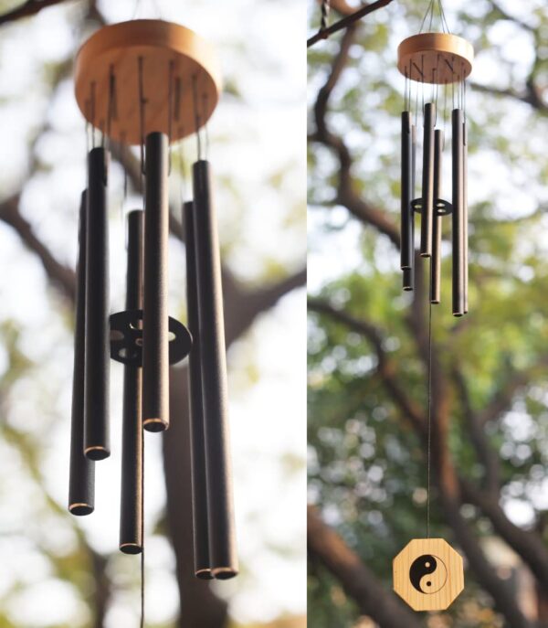 6-Pipe Wind Chimes for Home Decor & Positive Energy