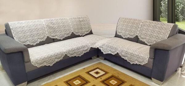 Poly Cotton L-Shape Sofa Cover