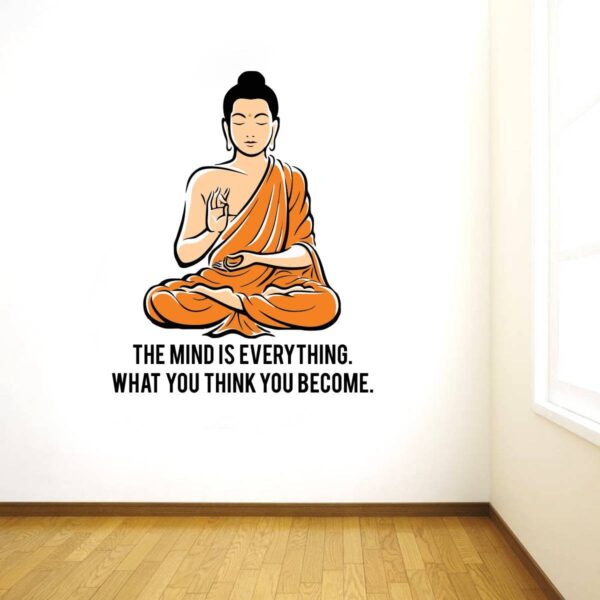 Buddha Quote Wall Sticker for Peaceful Decor