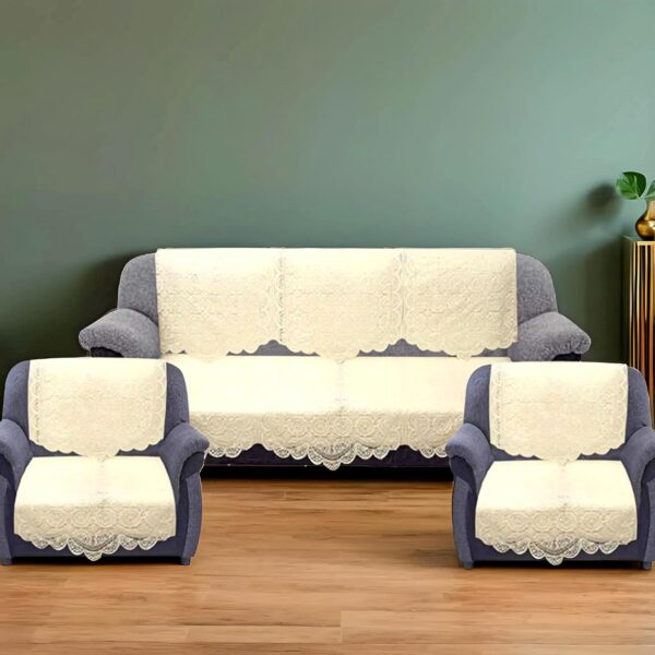 Floral Cotton Sofa Cover Set