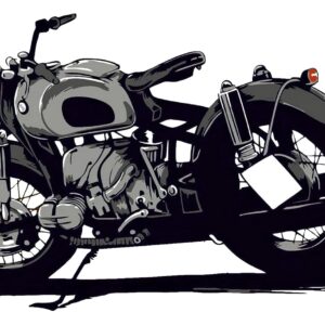 Royal Enfield Bike Wall Sticker for Bedroom