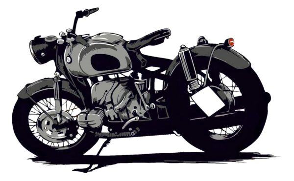 Royal Enfield Bike Wall Sticker for Bedroom