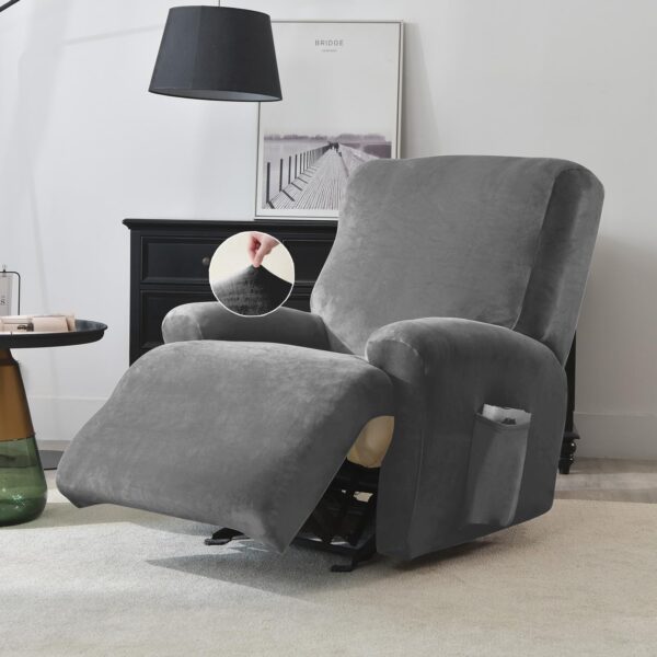 Velvet Recliner Sofa Cover