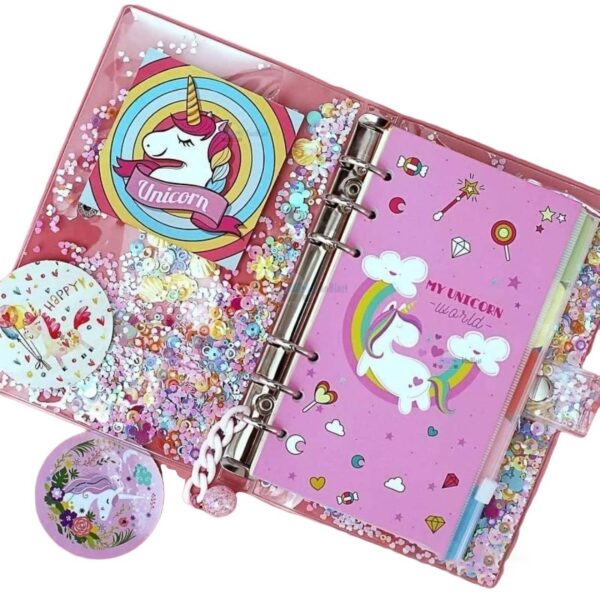 DIY Unicorn Diary Kit for Girls - Includes Pen, 40 Pages