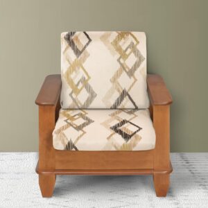 Velvet Wooden Sofa Cover