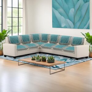 Anti-Slip L-Shape 6-Seater Sofa Cover