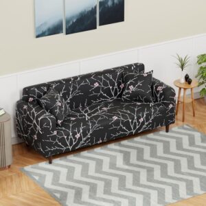 Black Stretch Fit Sofa Cover
