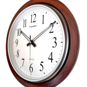 Stylish Wooden Wall Clock for Living Room - 18 Inch