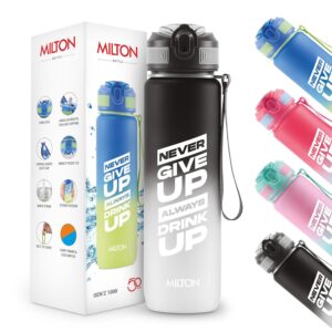 Flip-Top Plastic Gym Water Bottle