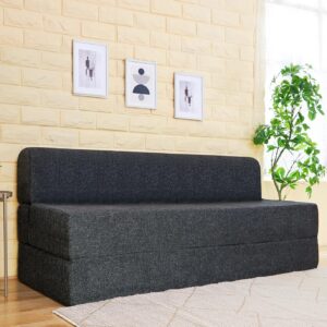 Dark Grey Sofa Cum Bed Cover