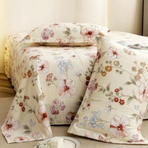 Super Soft King Size Cloud Cotton Bedsheet - Floral
