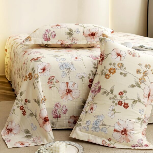Super Soft King Size Cloud Cotton Bedsheet - Floral