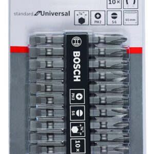 Extra Hard Double Ended Screwdriver Bits Set, Pack of 10