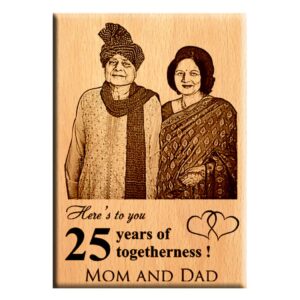 Engraved Wedding Photo Frame Gift 7x5 Inch