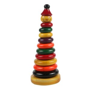 Wooden Stacking Rings Toy for Kids Age 1+
