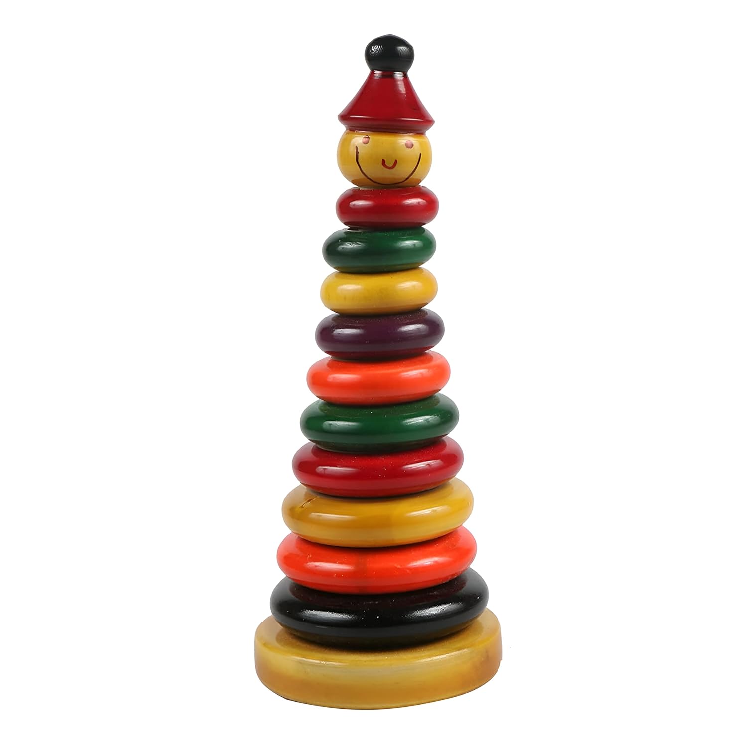 Wooden Stacking Rings Toy for Kids Age 1+