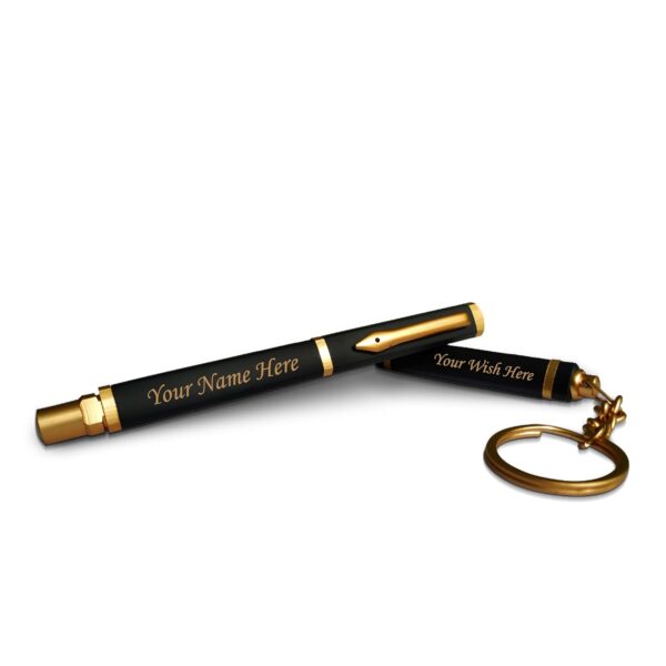 Custom Pen and Keychain Gift Set for Men