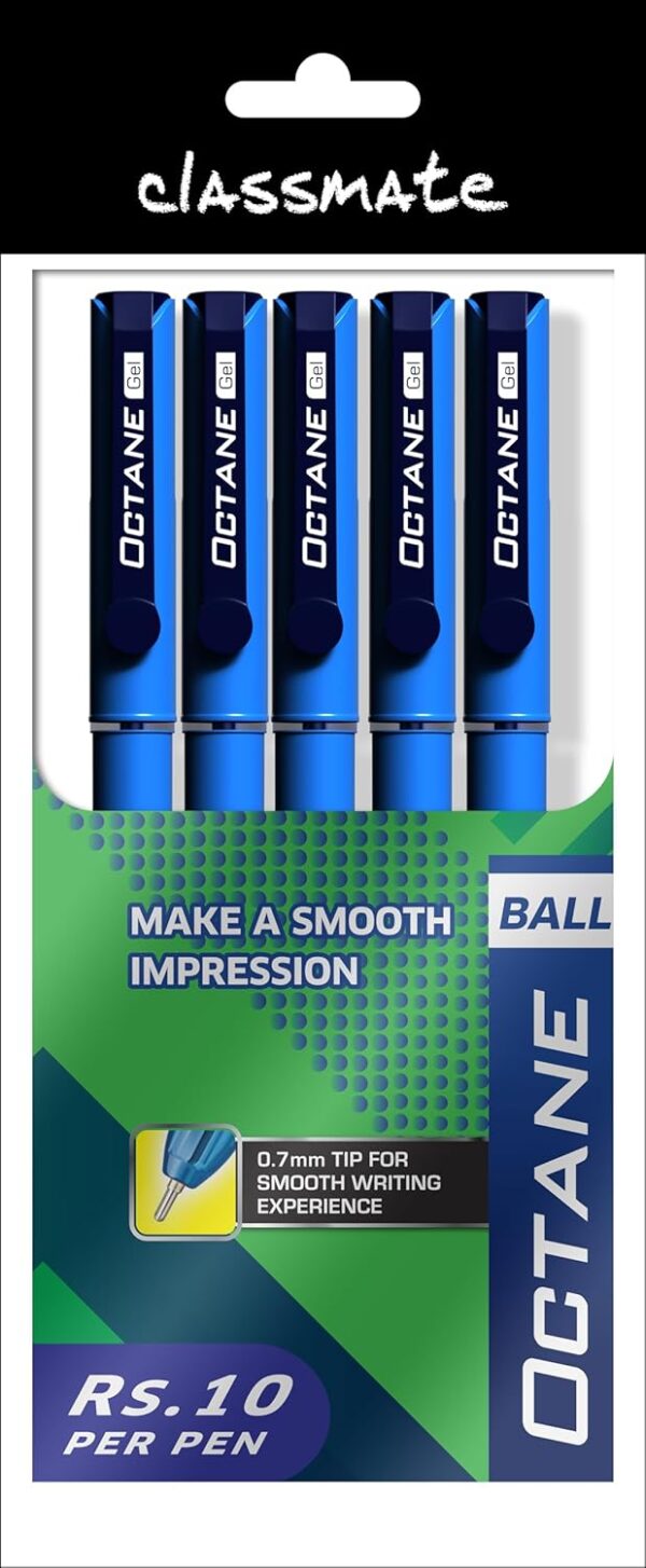 Classmate Octane Blue Ball Pens Pack of 5