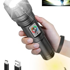 Docoss C20 Metal LED Torch Light Rechargeable