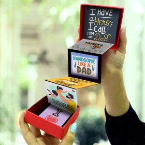 Message Popup Box Gift for Dad for Father's Day