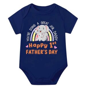 Baby Romper Gift for New Father on First Father's Day