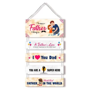 Wall Hanging with Father's Day Wishes from Kids
