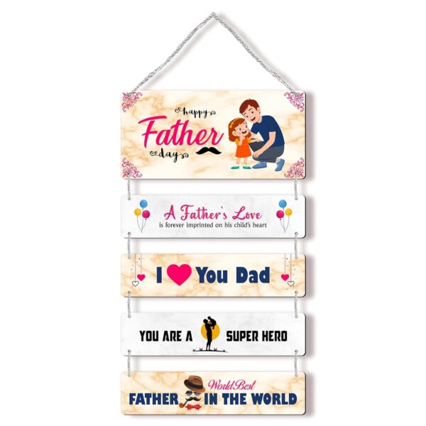 Wall Hanging with Father's Day Wishes from Kids