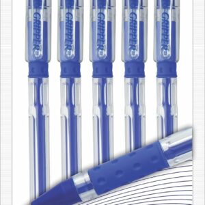 Cello Gripper Ball Pens Blue Ink Pack of 5