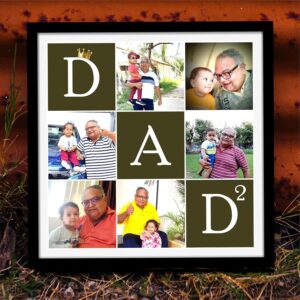 Collage Frame Gift for Grandpa from Son or Daughter