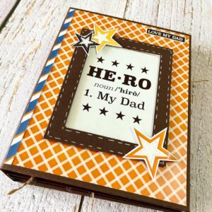 Handmade Scrapbook for Dad Birthday or Father's Day